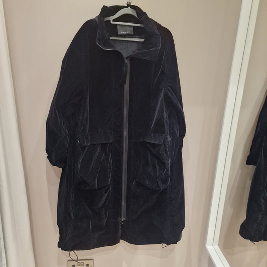 Annette Gortz Velvet Raincoat - Small