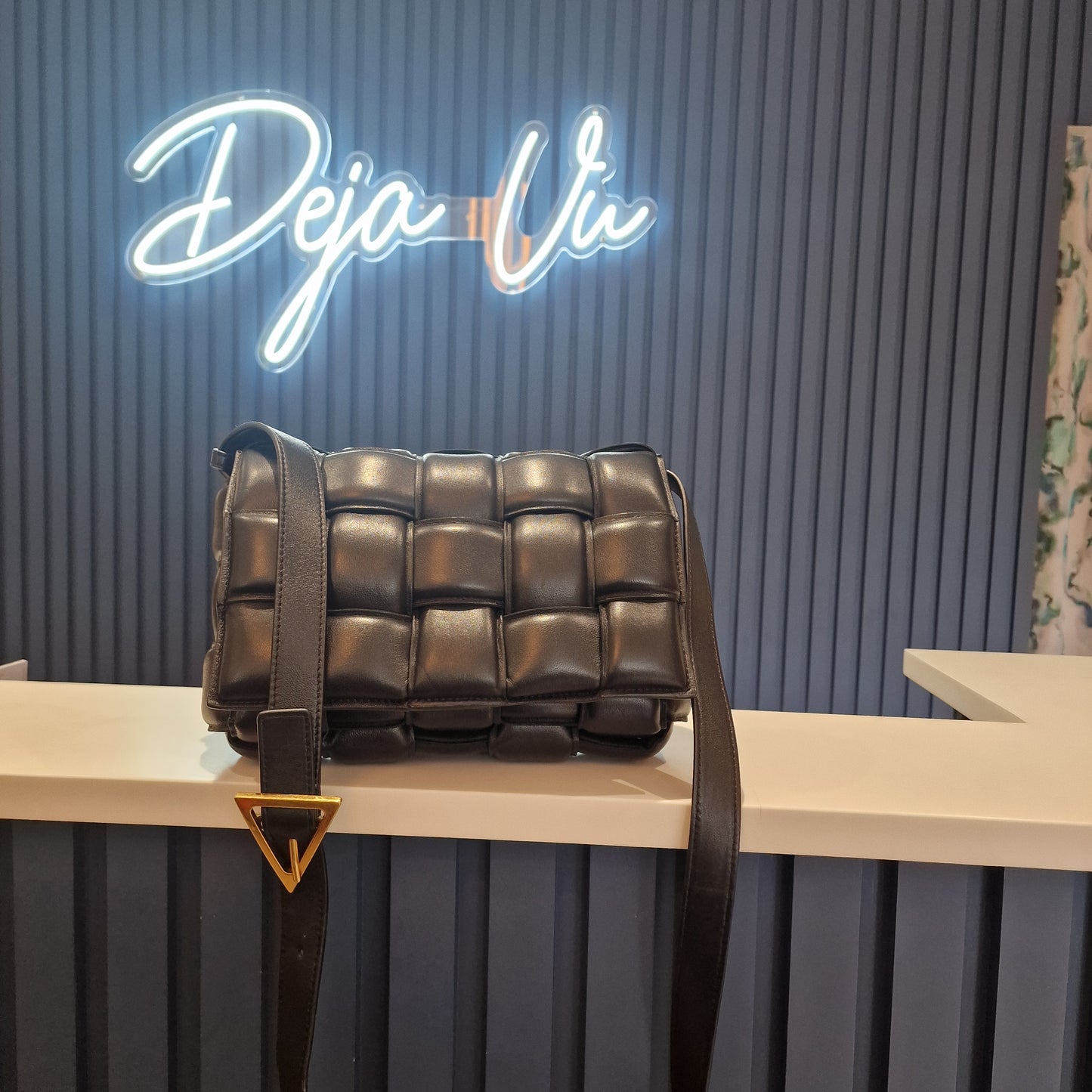 Bottega Veneta Black Cassette Bag