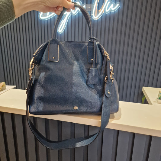 Mulberry Alice Sea Blue Zip Tote