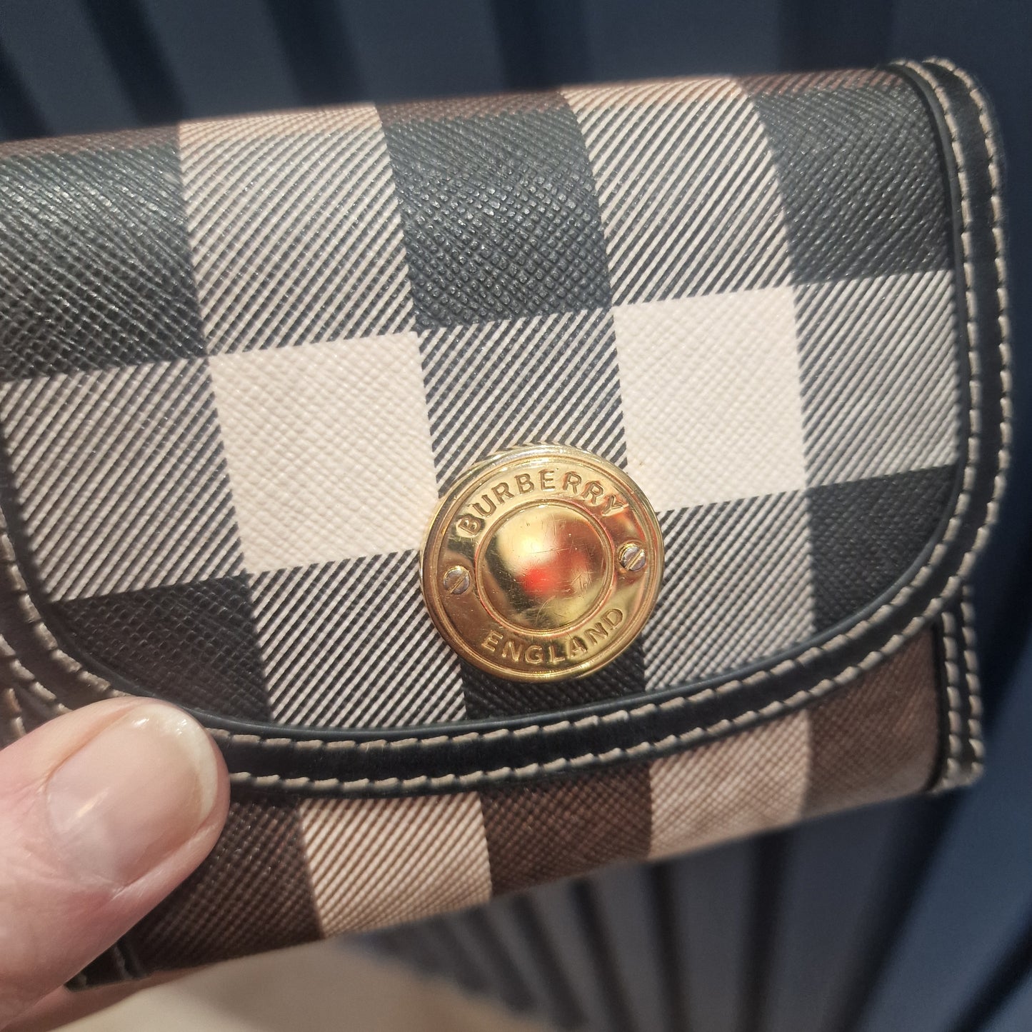 Burberry Small Check Wallet