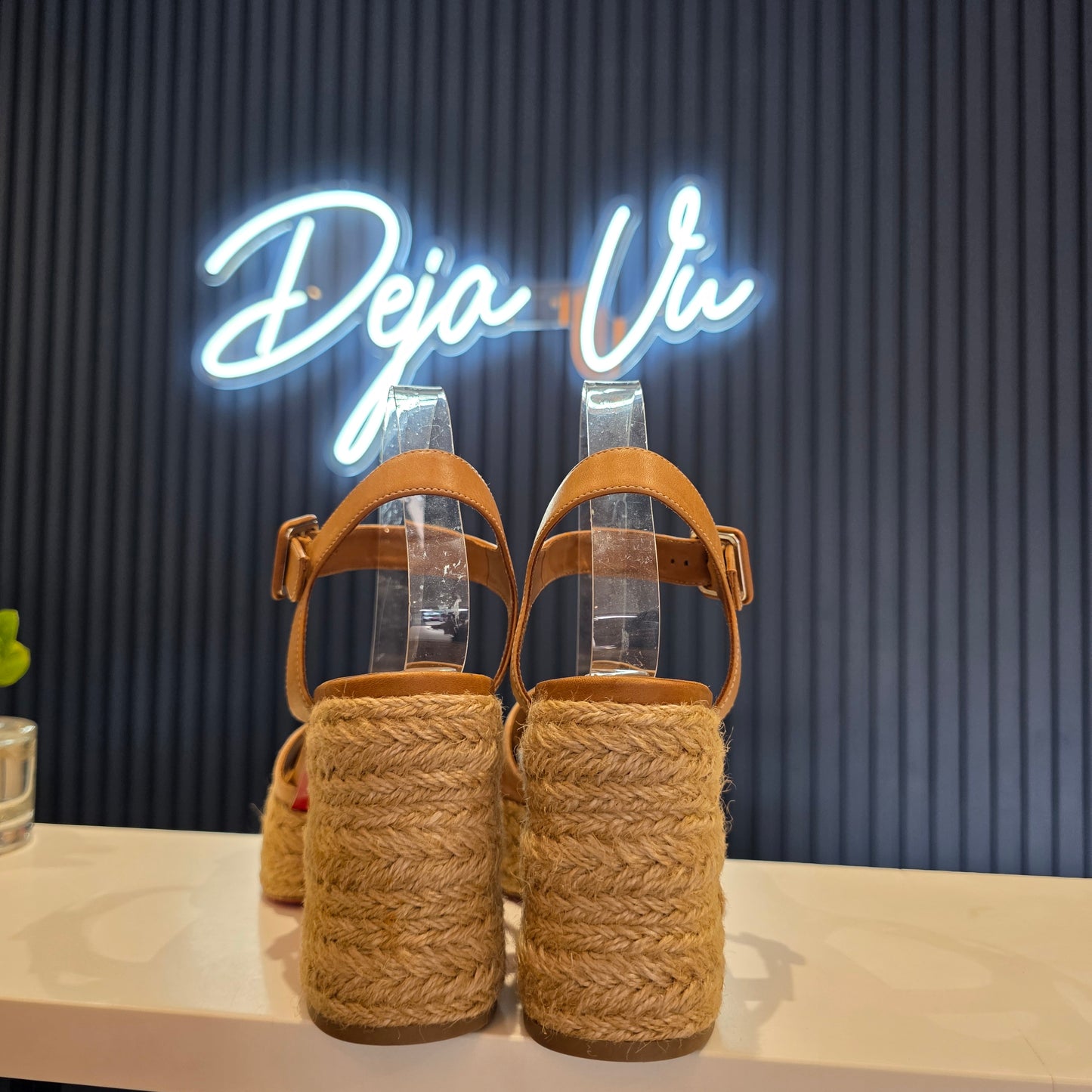 Christian Louboutin Calakala 70 Espadrille Platform Sandals - 39/6