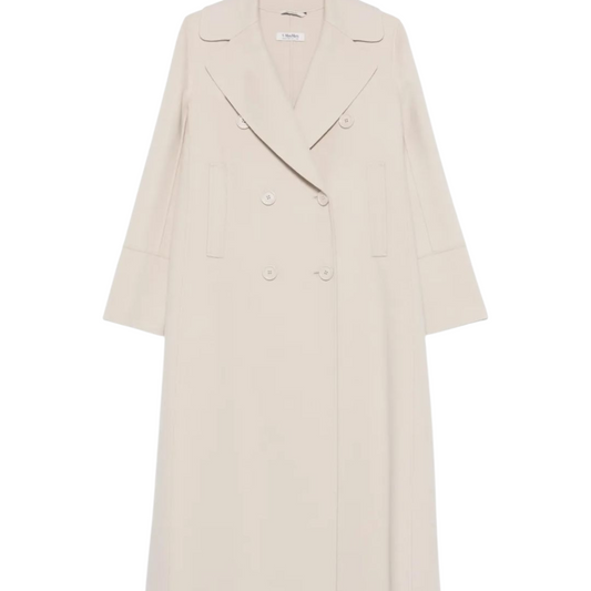 'S MaxMara Custodi Nude Wool Coat - 12