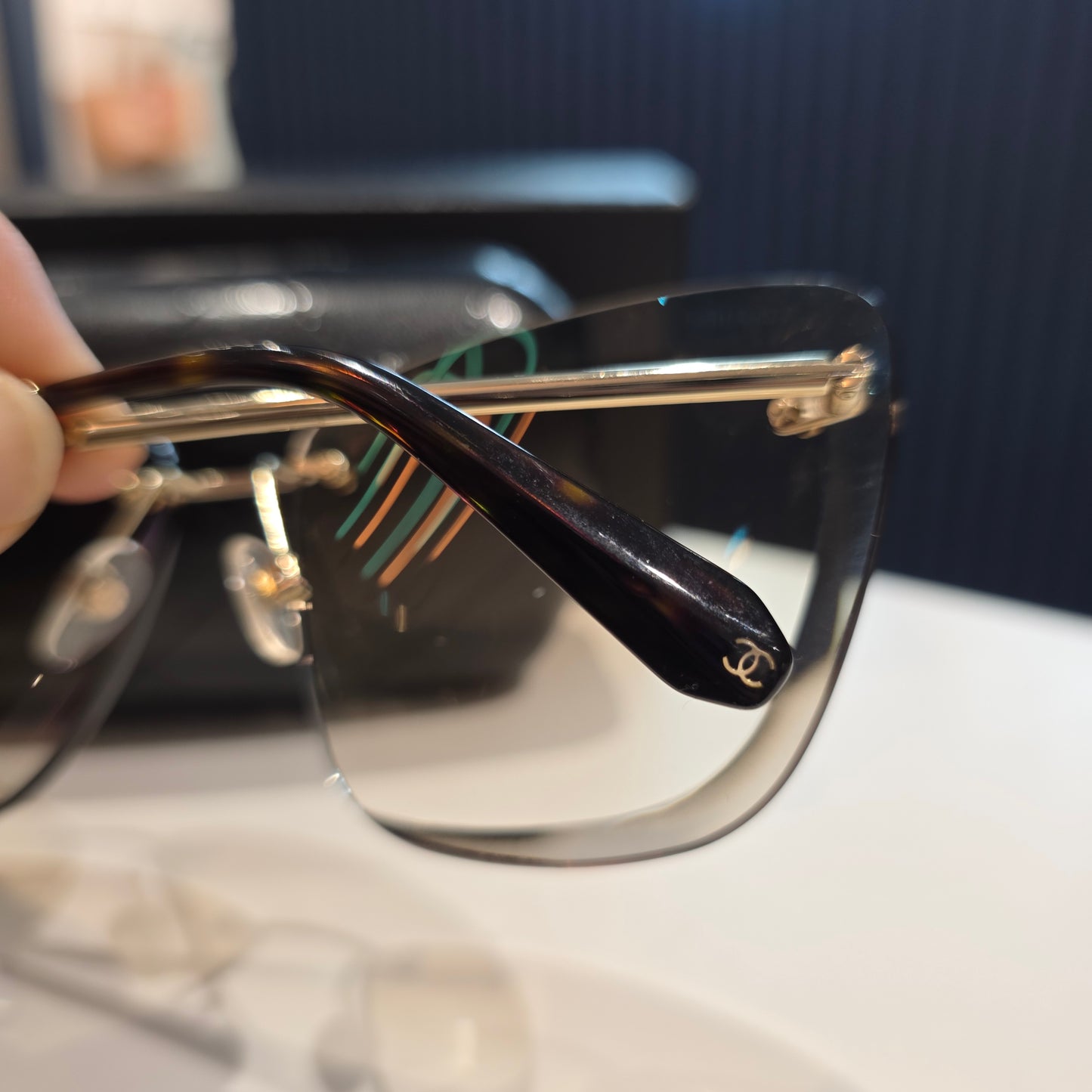Chanel Rimless Sunglasses - 4221