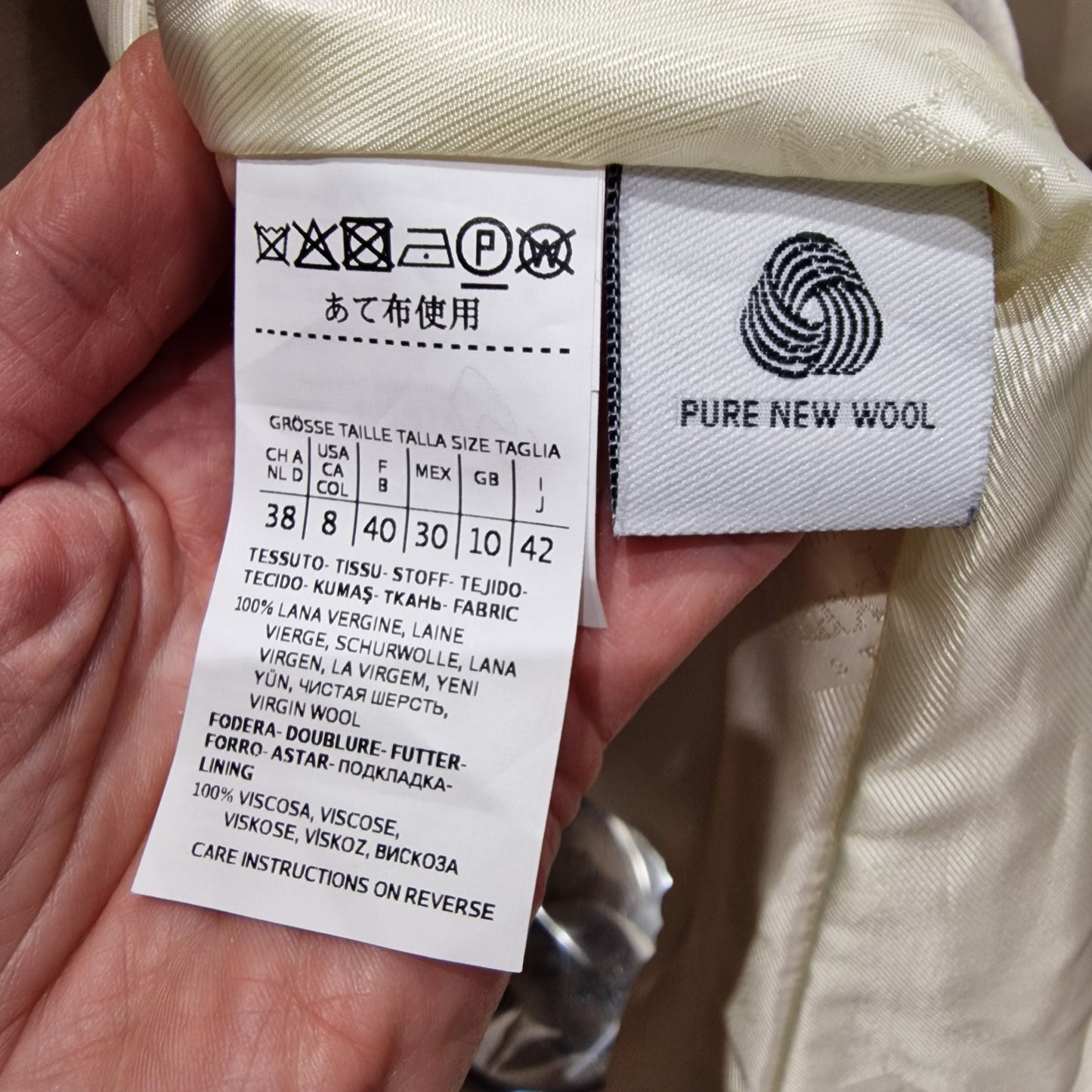 Max Mara Cream Wool Coat - 10