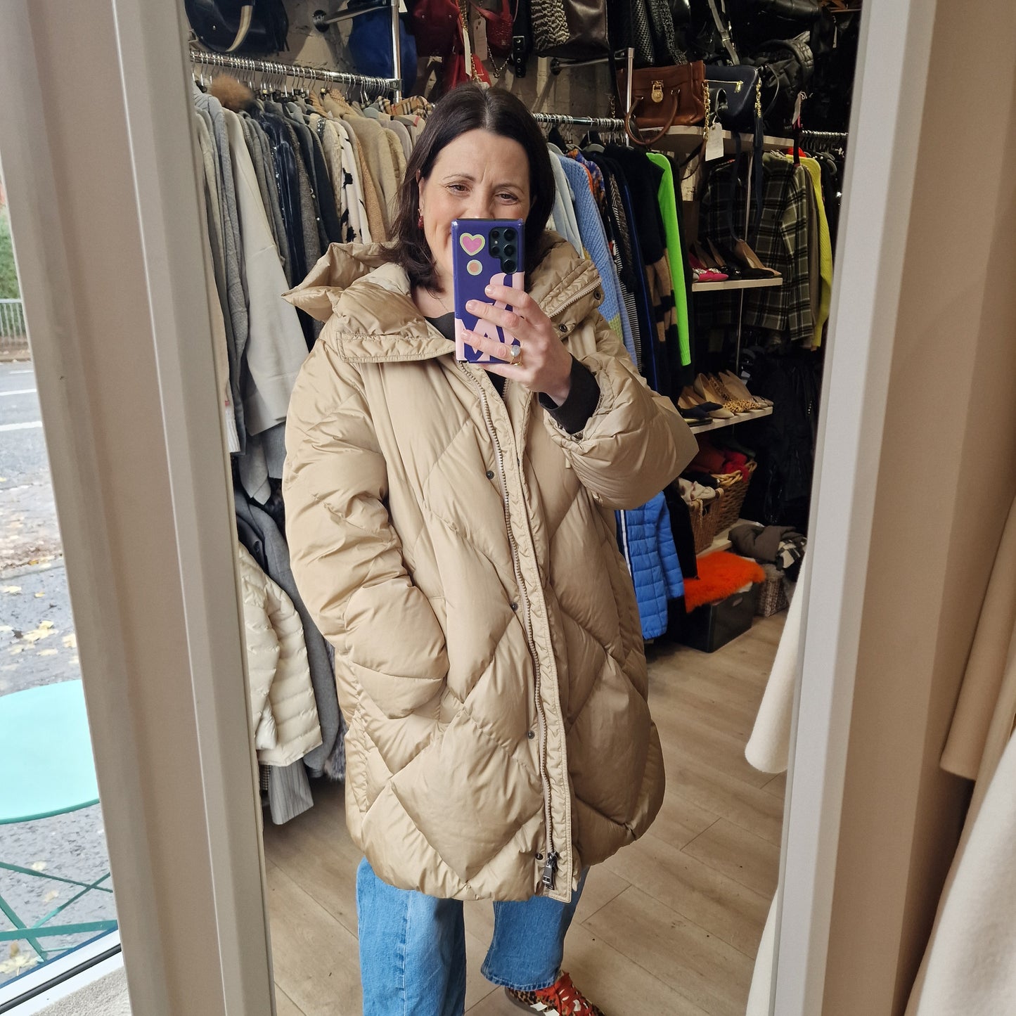 Weekend Max Mara Camel Padded Coat - 12