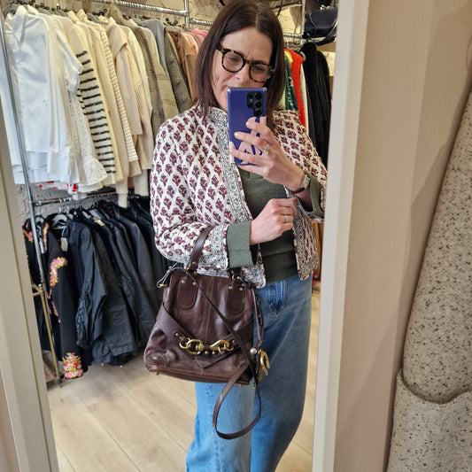Chloe Brown 'Kerala' Crossbody Bag