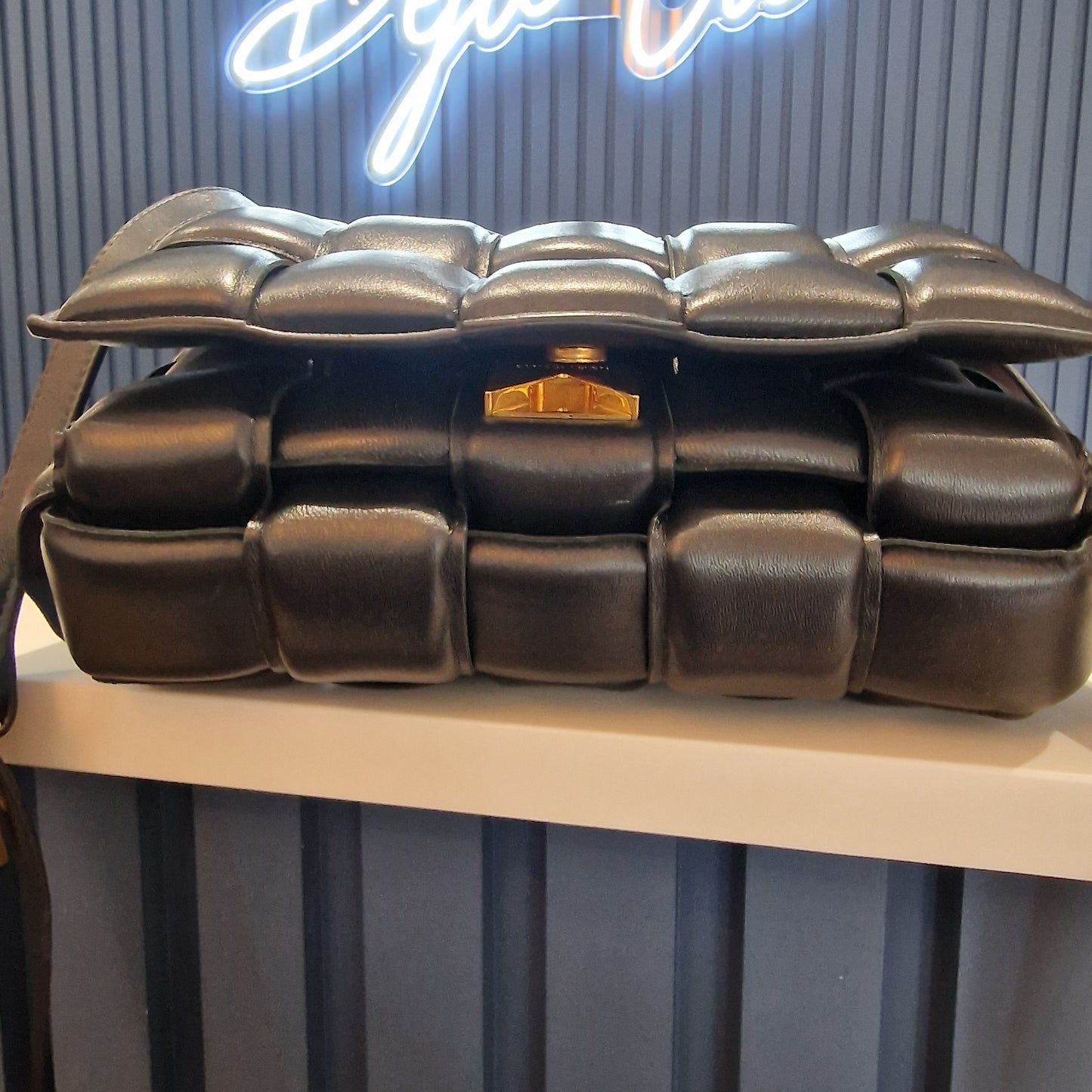 Bottega Veneta Black Cassette Bag