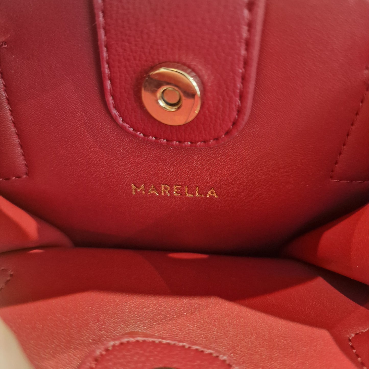 Marella Maroon Small Crossbody Bag