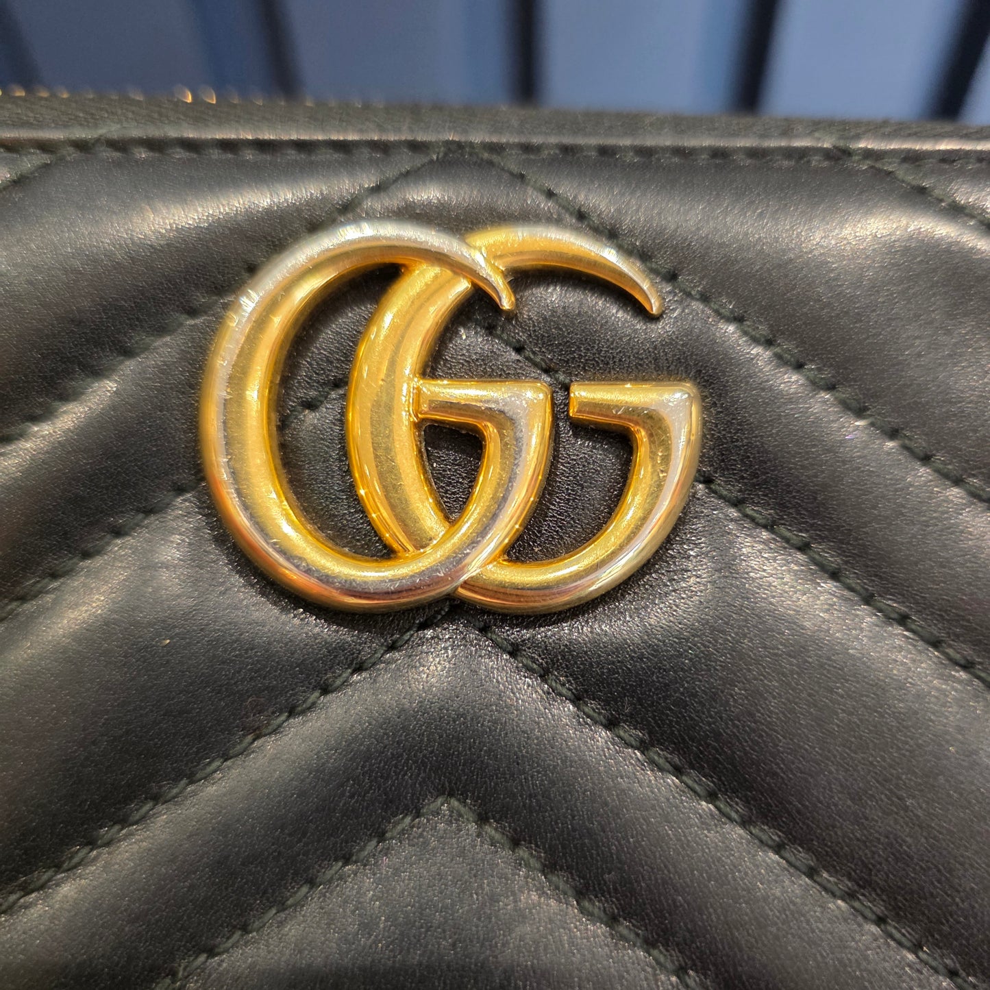 Gucci Marmont Black Leather Wallet