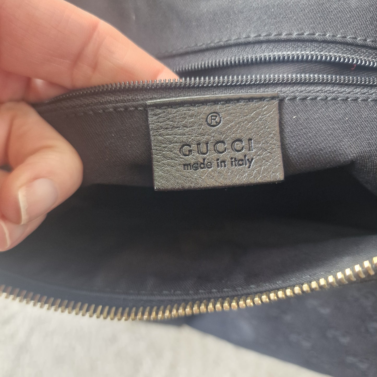Gucci D Ring Black Shoulder Bag