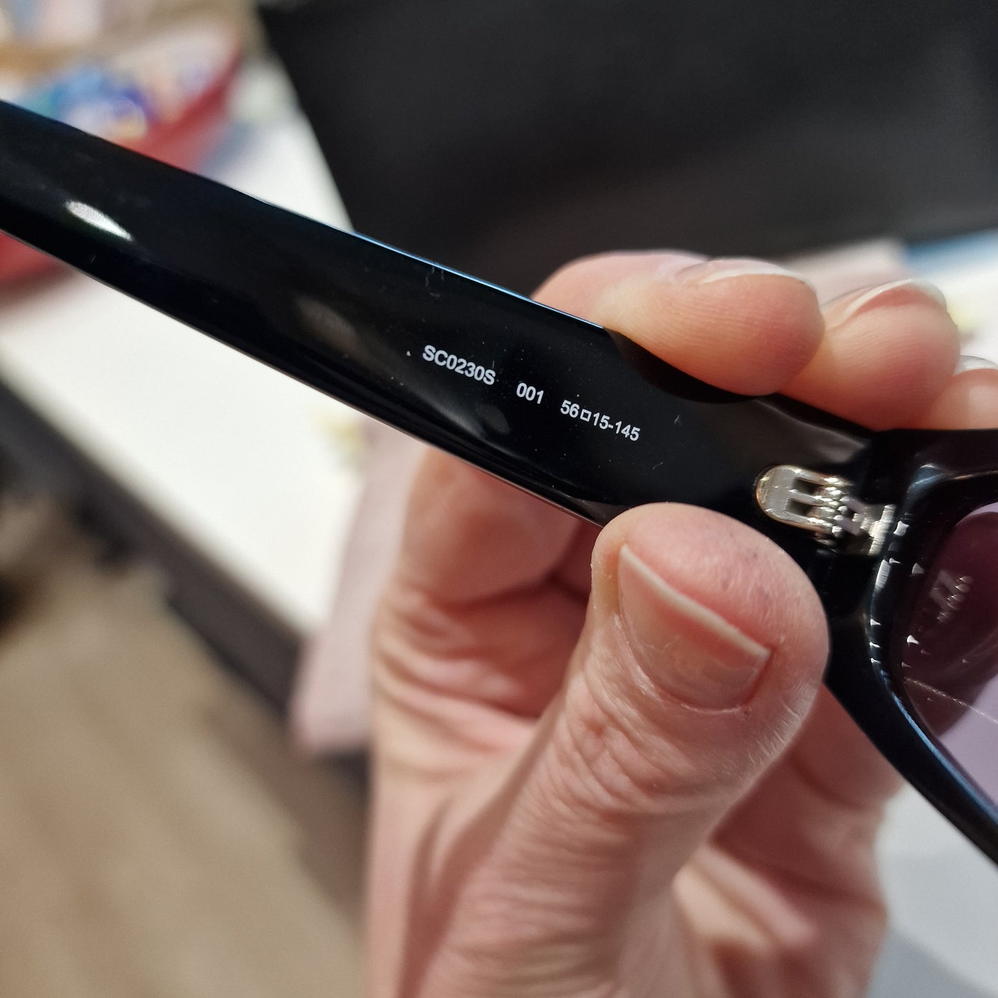 Stella McCartney Black Square Sunglasses - New