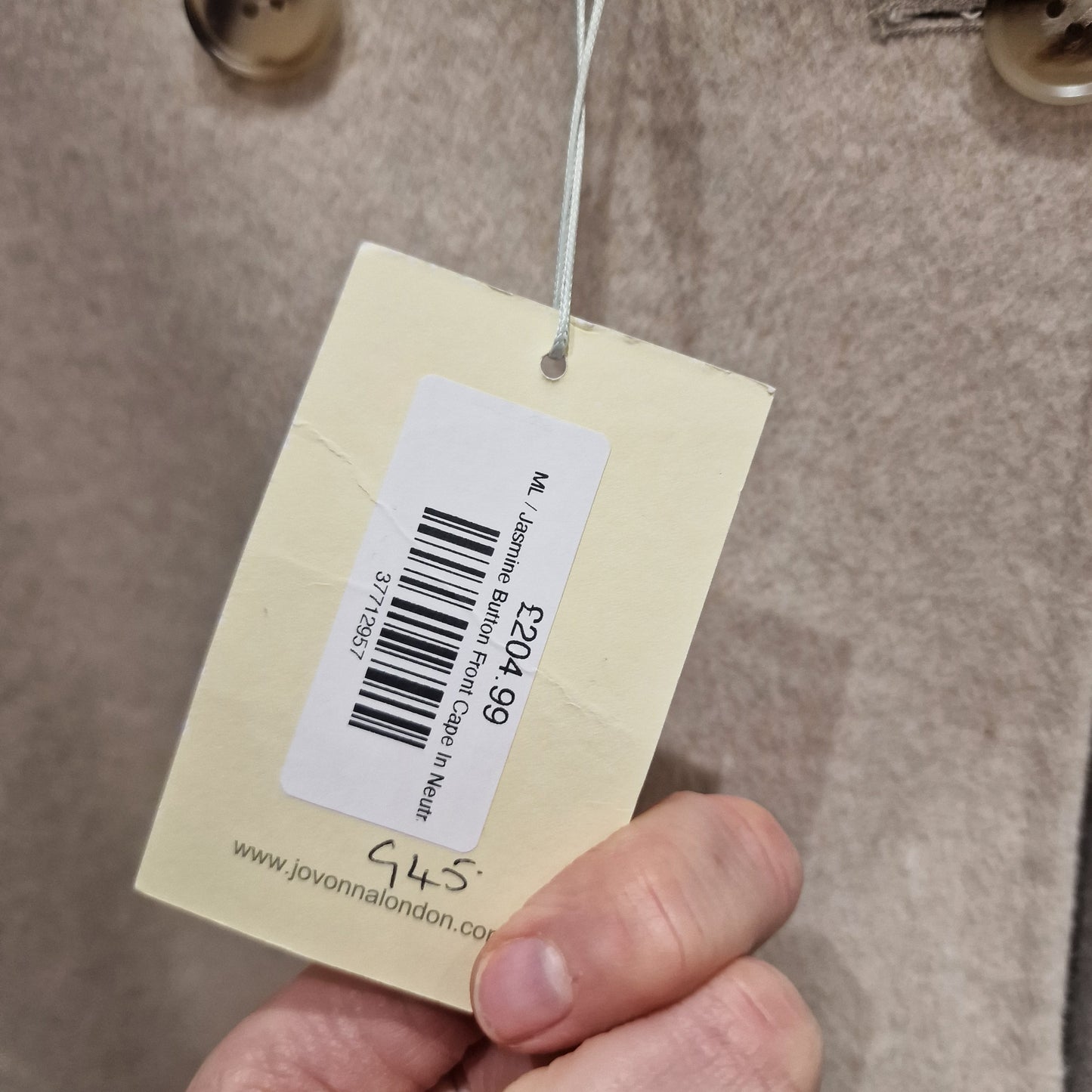 JOVONNA Wool Cape - M/L