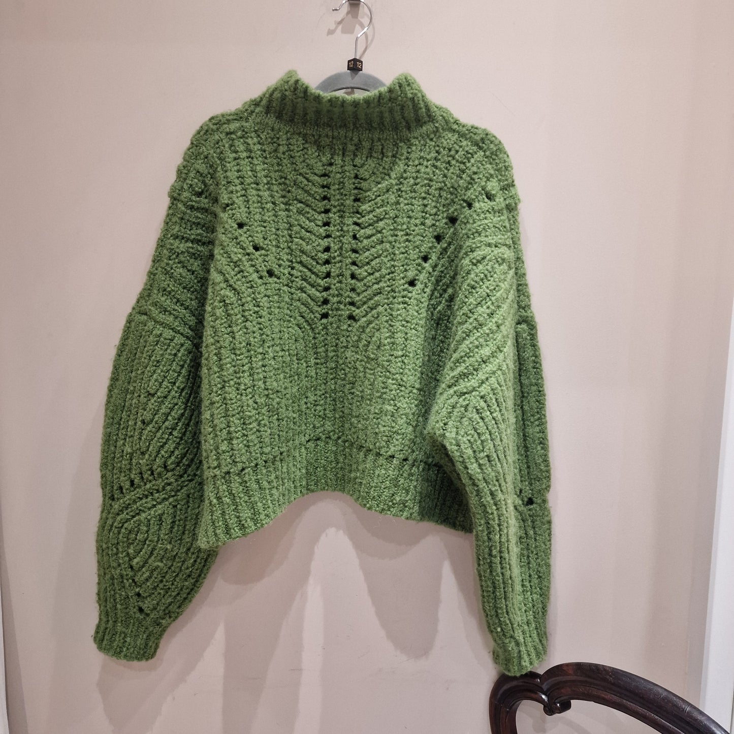 Isabel Marant Farran Wool Sweater, Peridot Green - 12/14