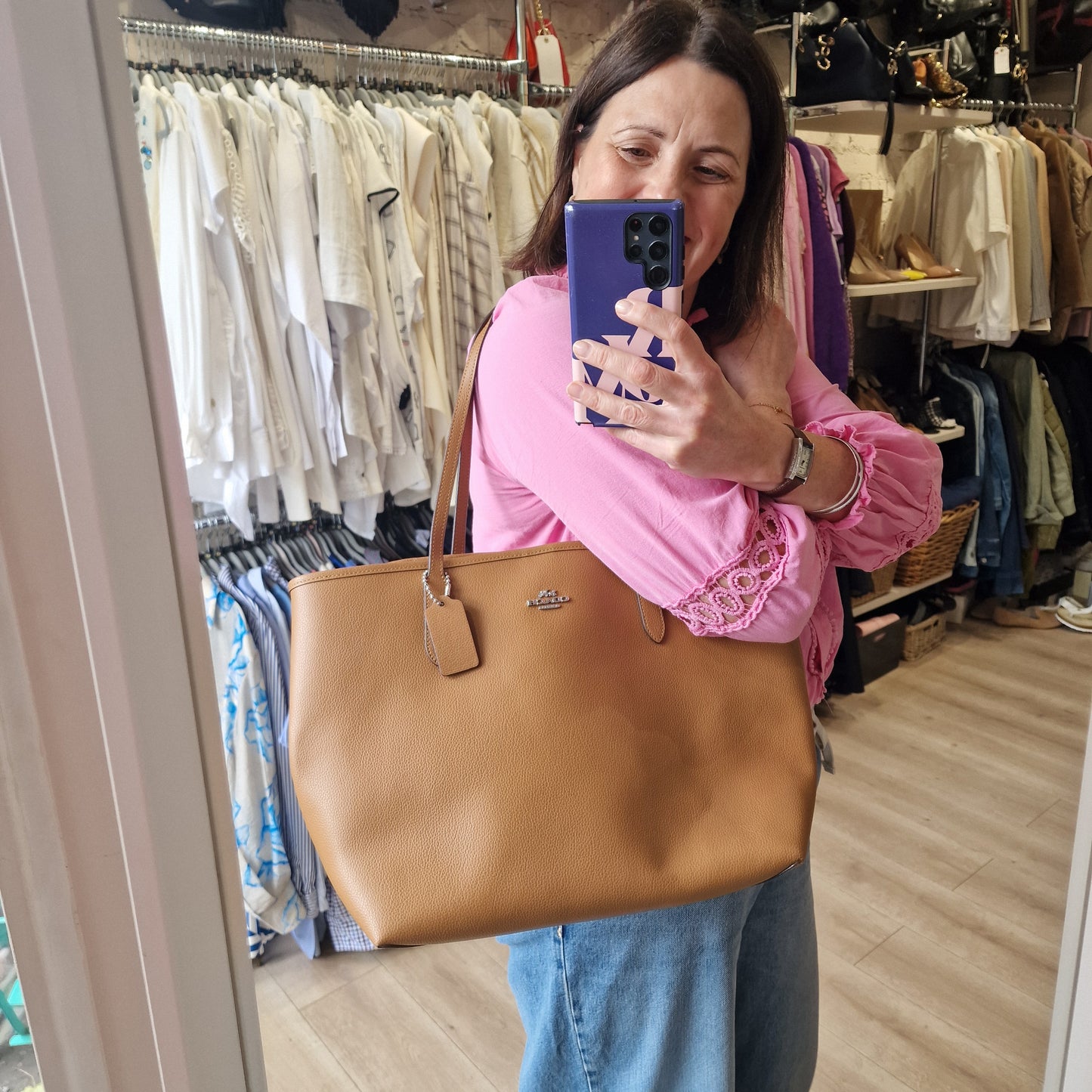 Coach Tan Tote