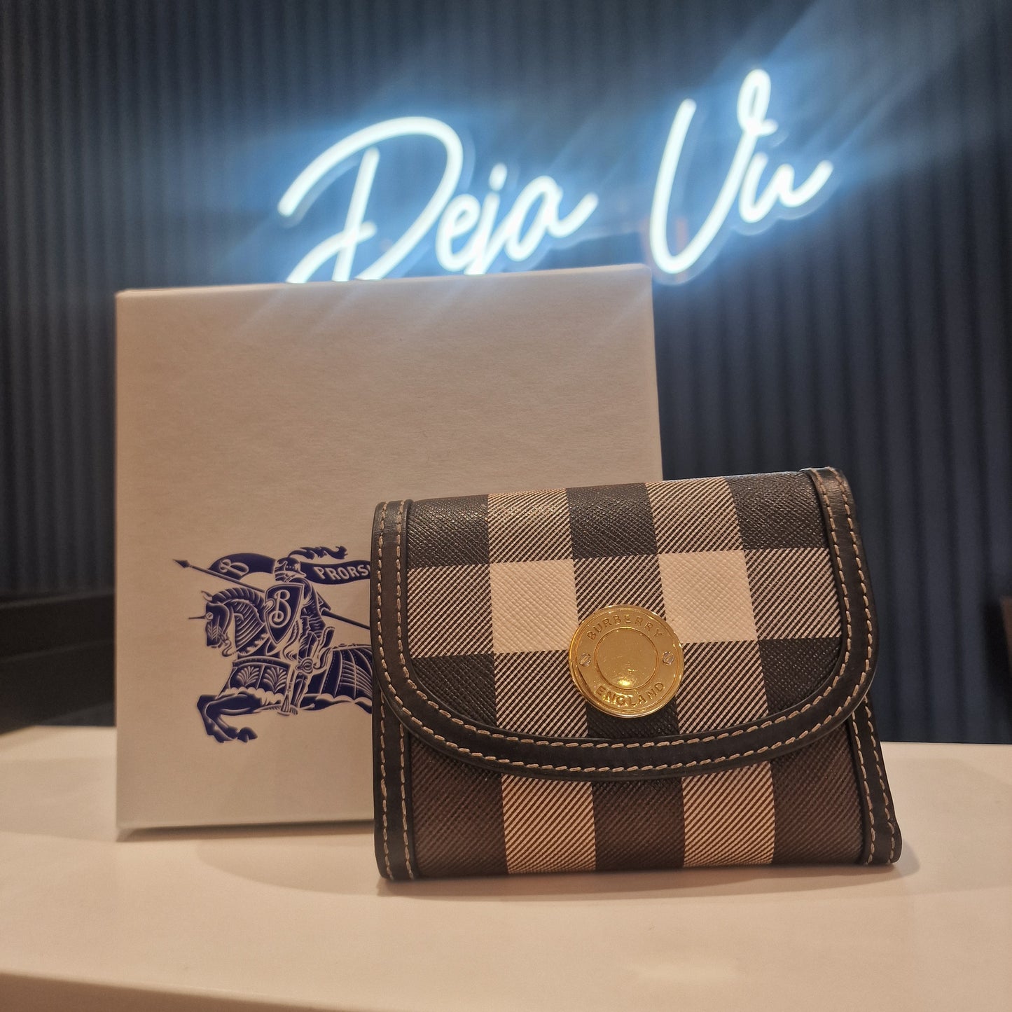 Burberry Small Check Wallet