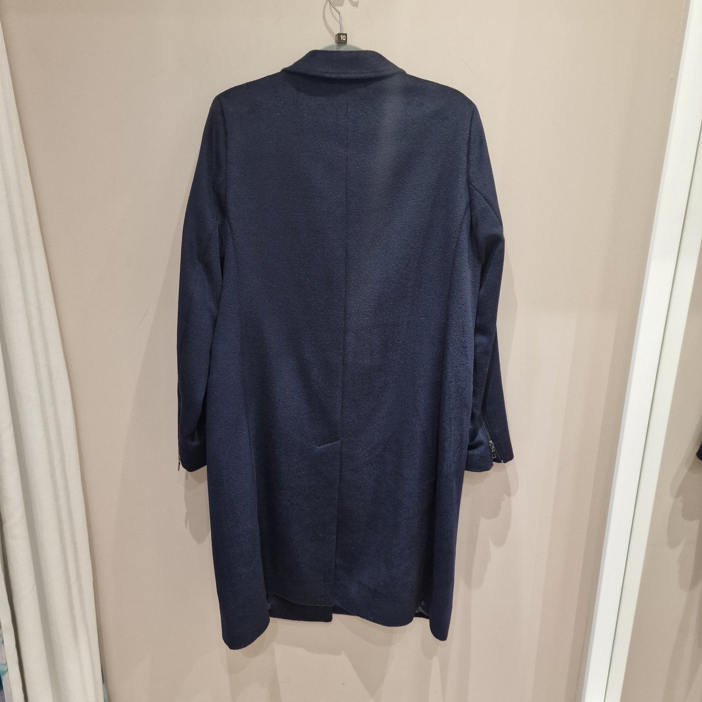 Jaegar Navy Wool Coat - 10