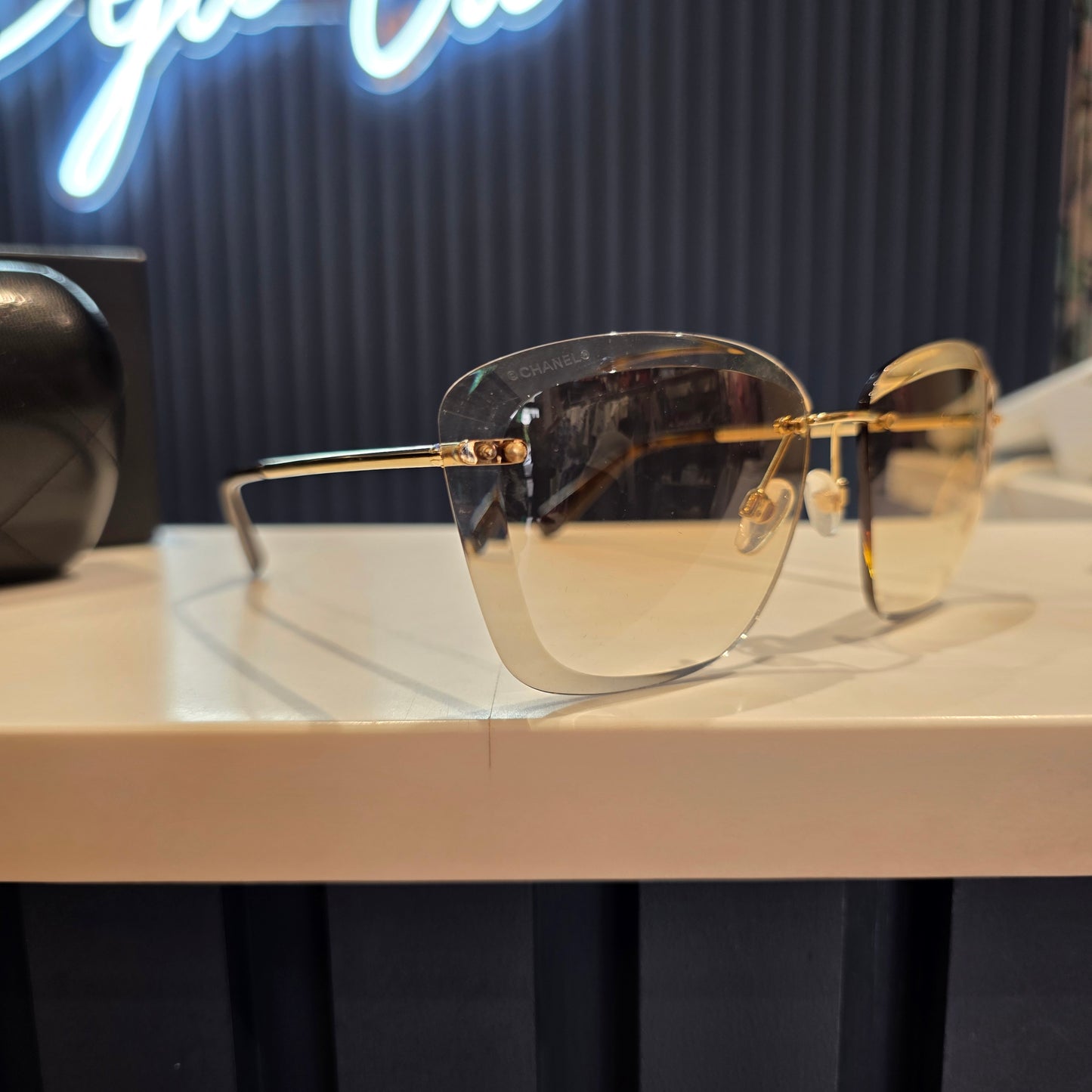 Chanel Rimless Sunglasses - 4221