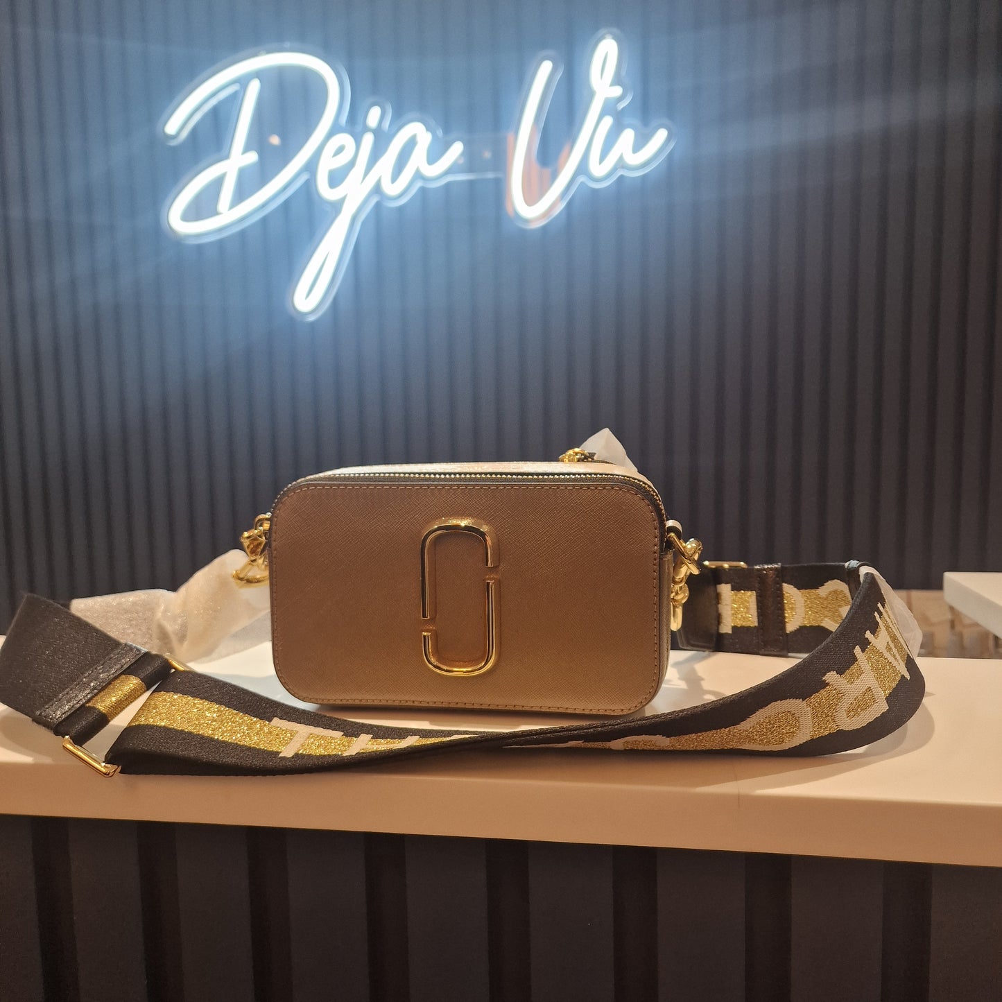 Marc Jacobs French Grey Camera Bag