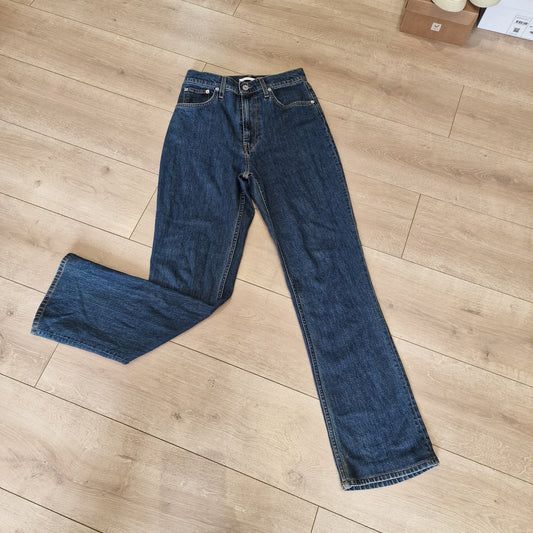 Helmut Lang High Waisted Straight Leg Denims - 28