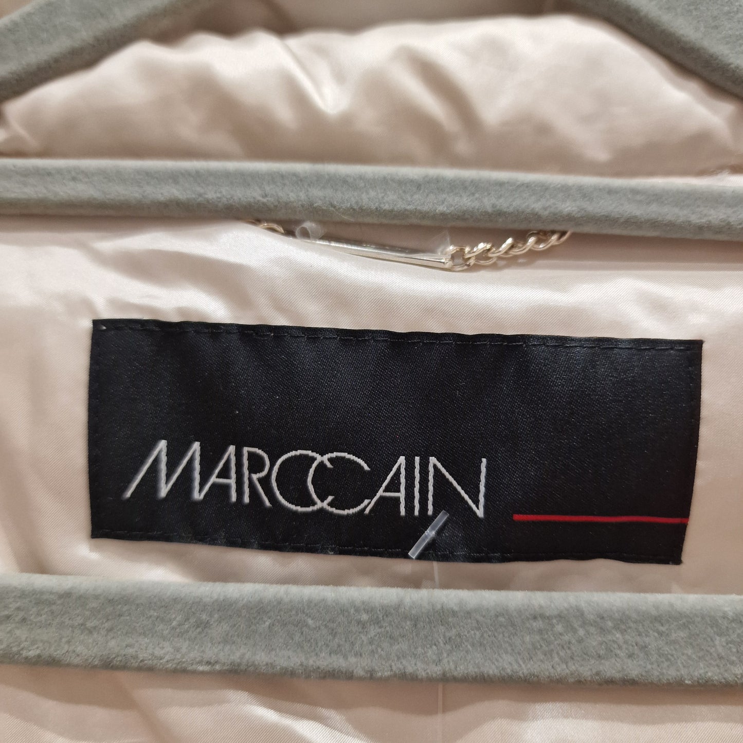 MarcCain Pale Gold Ultralight Padded Coat - UK 12