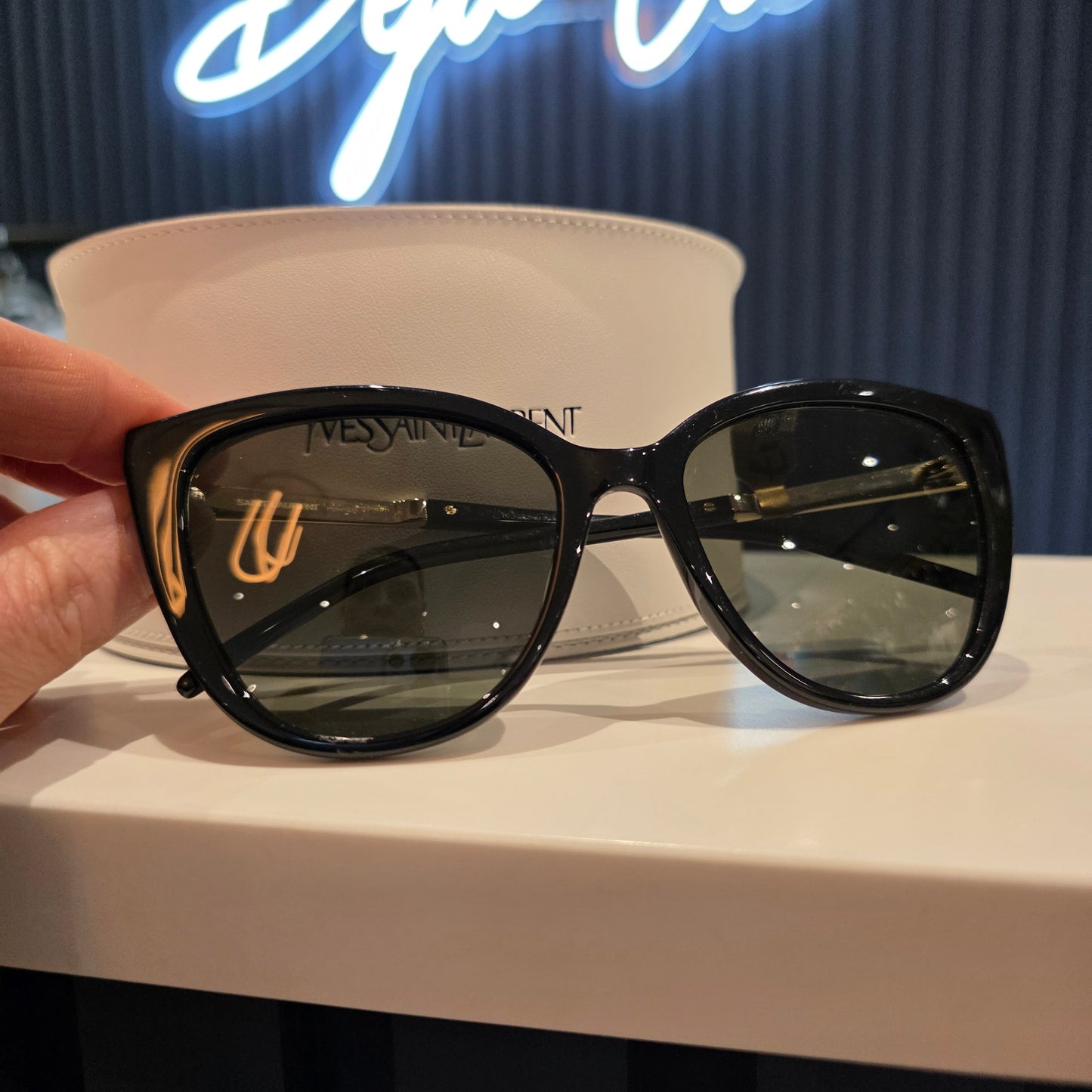 Yves Saint Laurent Black Sunglasses