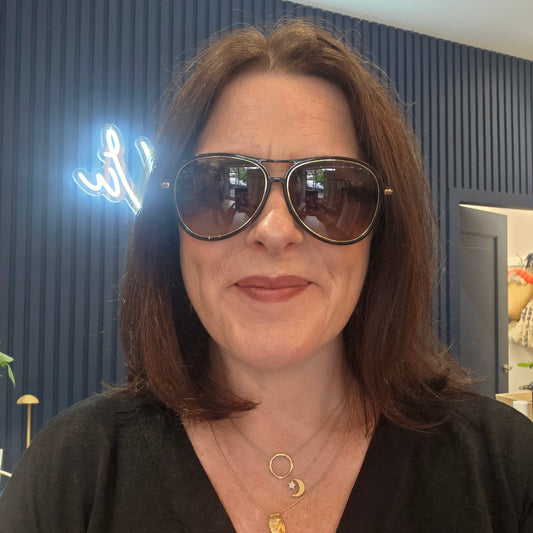 Michael Kors Black Aviator Sunglasses