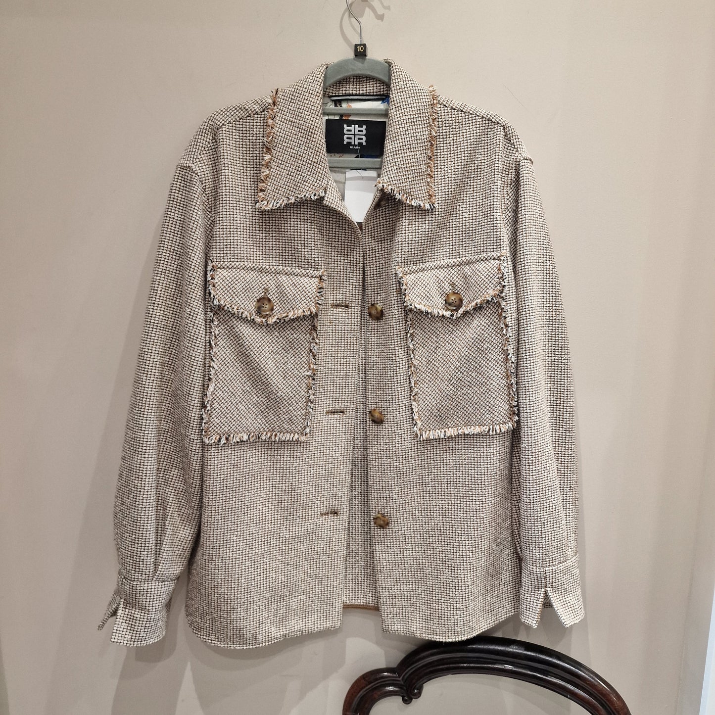 Riani Tan Check Jacket