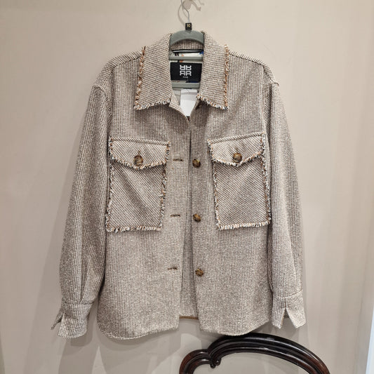 Riani Tan Check Jacket