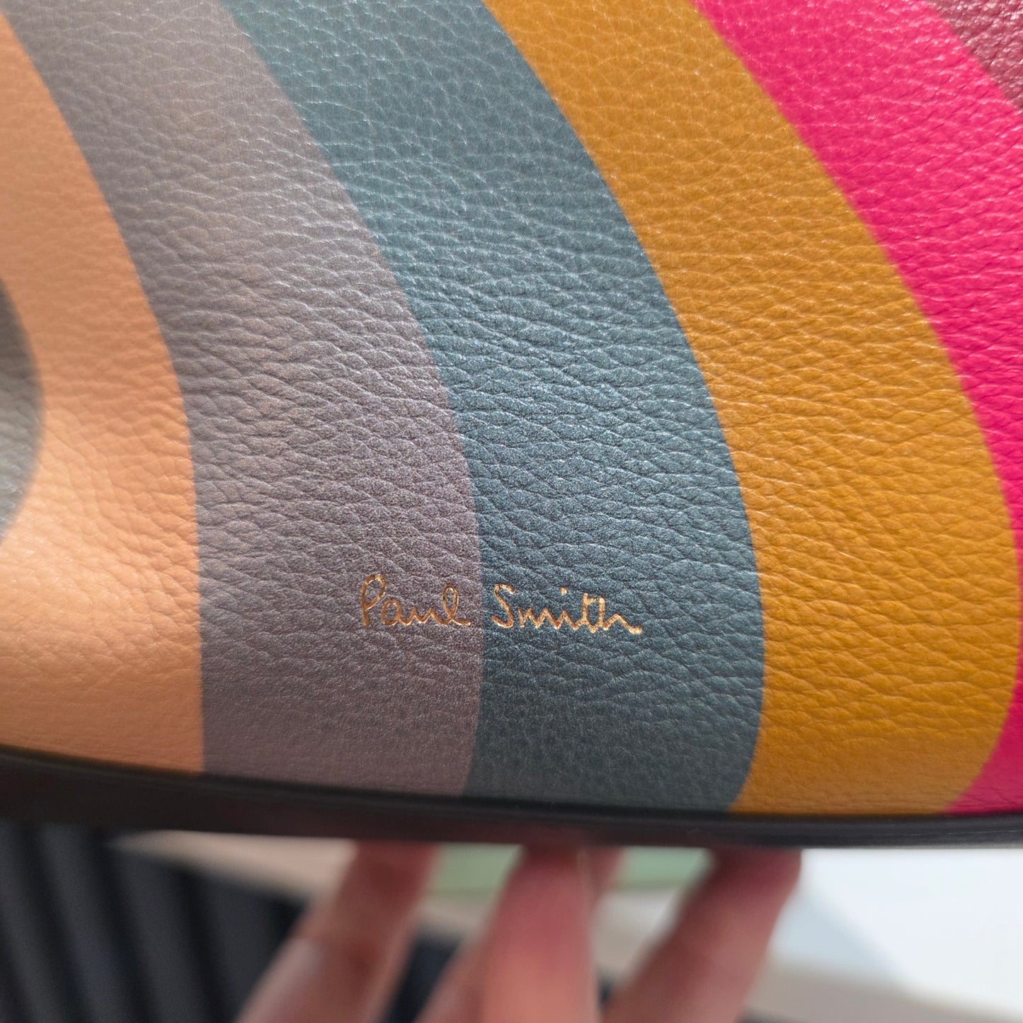 Paul Smith Leather Swirl Hobo Bag