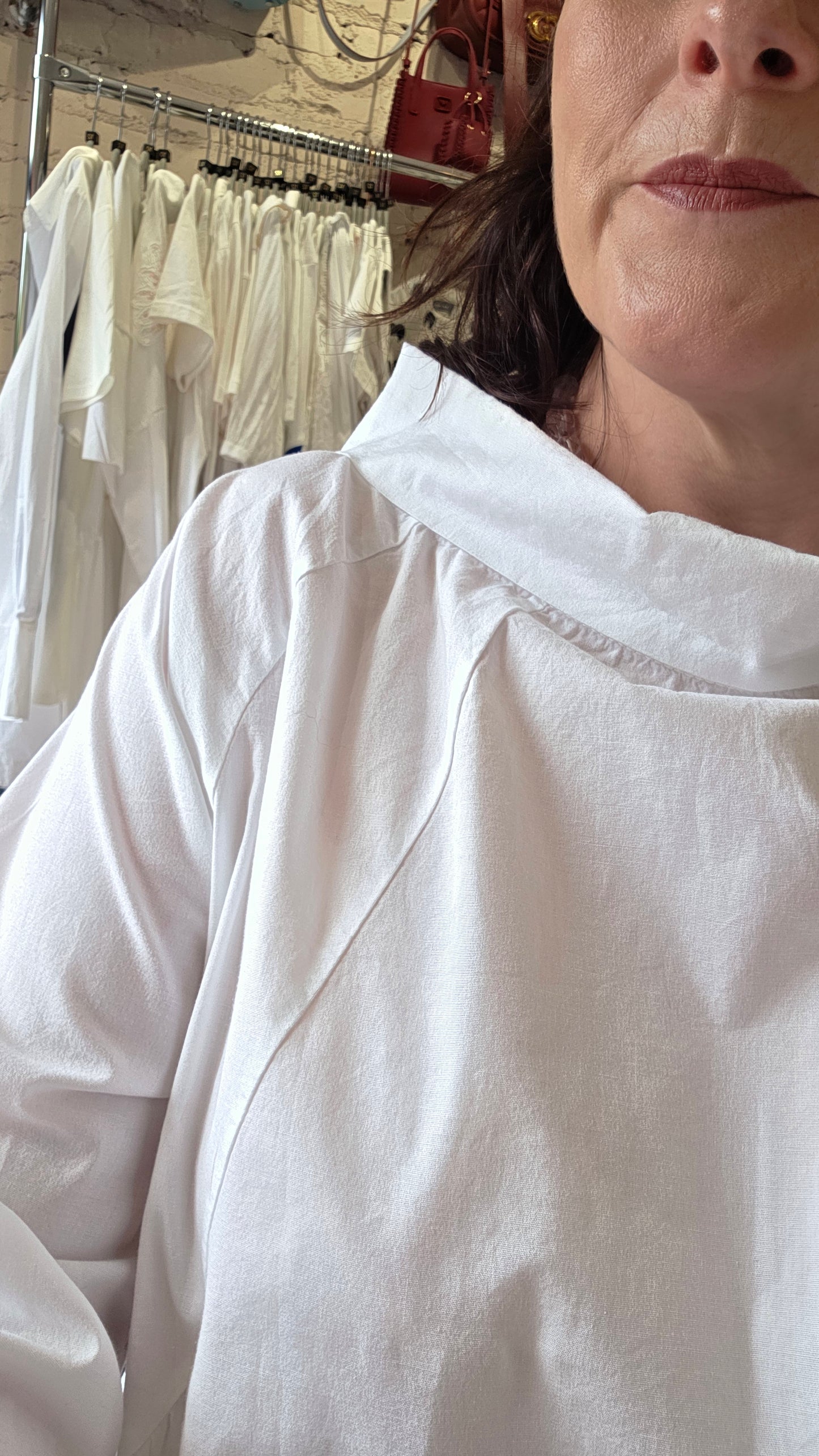 158C White Cotton Tunic - 14