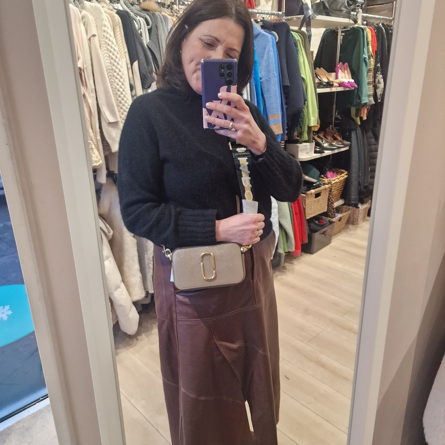 Marc Jacobs French Grey Camera Bag