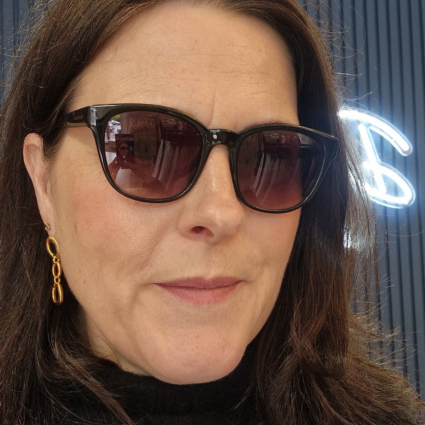 Karen Millen Brown Sunglasses