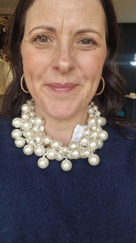 Kenneth Lane Multi Strand Pearls