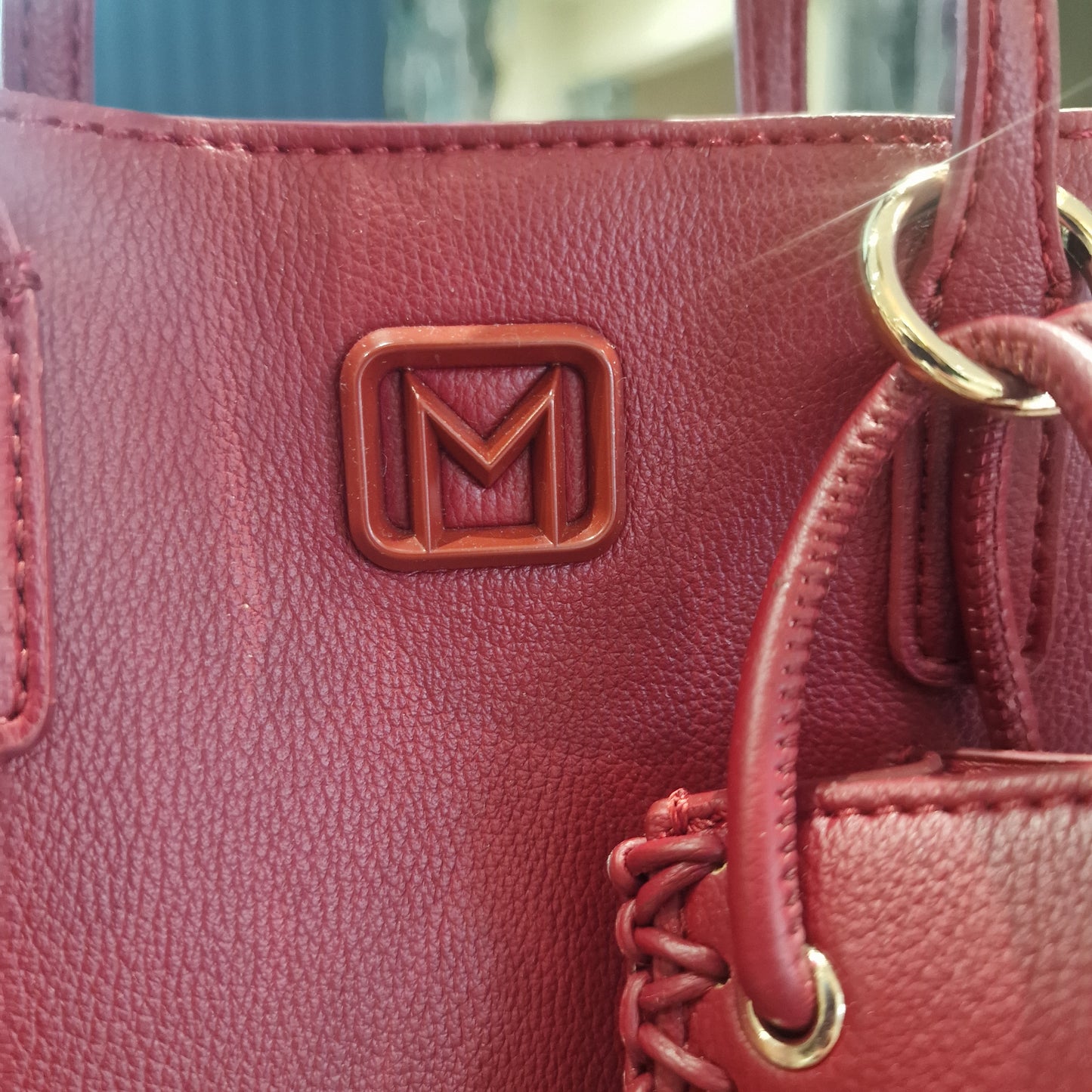 Marella Maroon Small Crossbody Bag