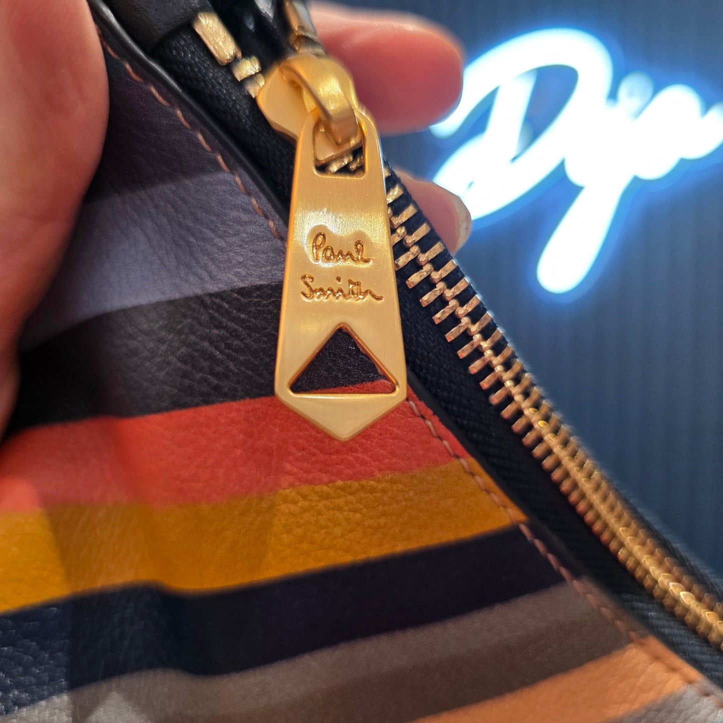 Paul Smith Leather Swirl Hobo Bag