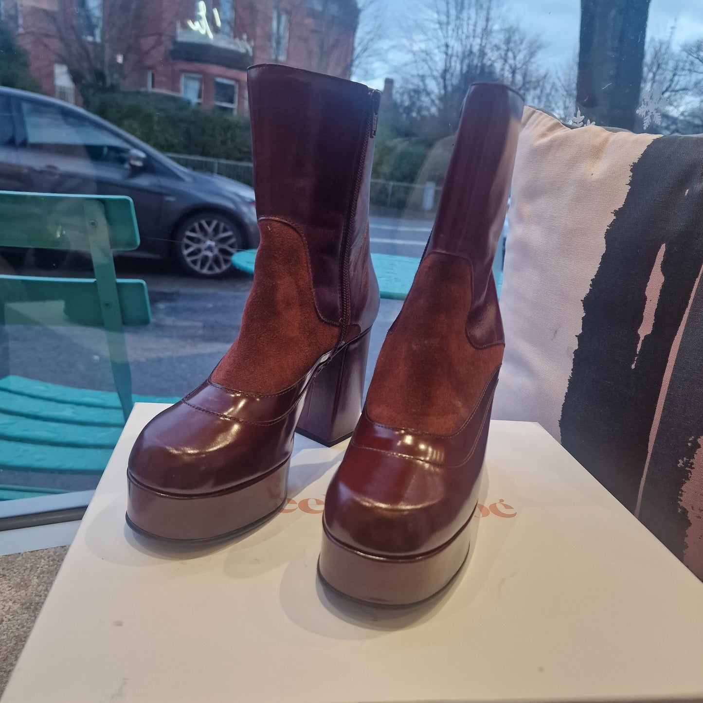 See By Chloe Maroon Boots - 37/4