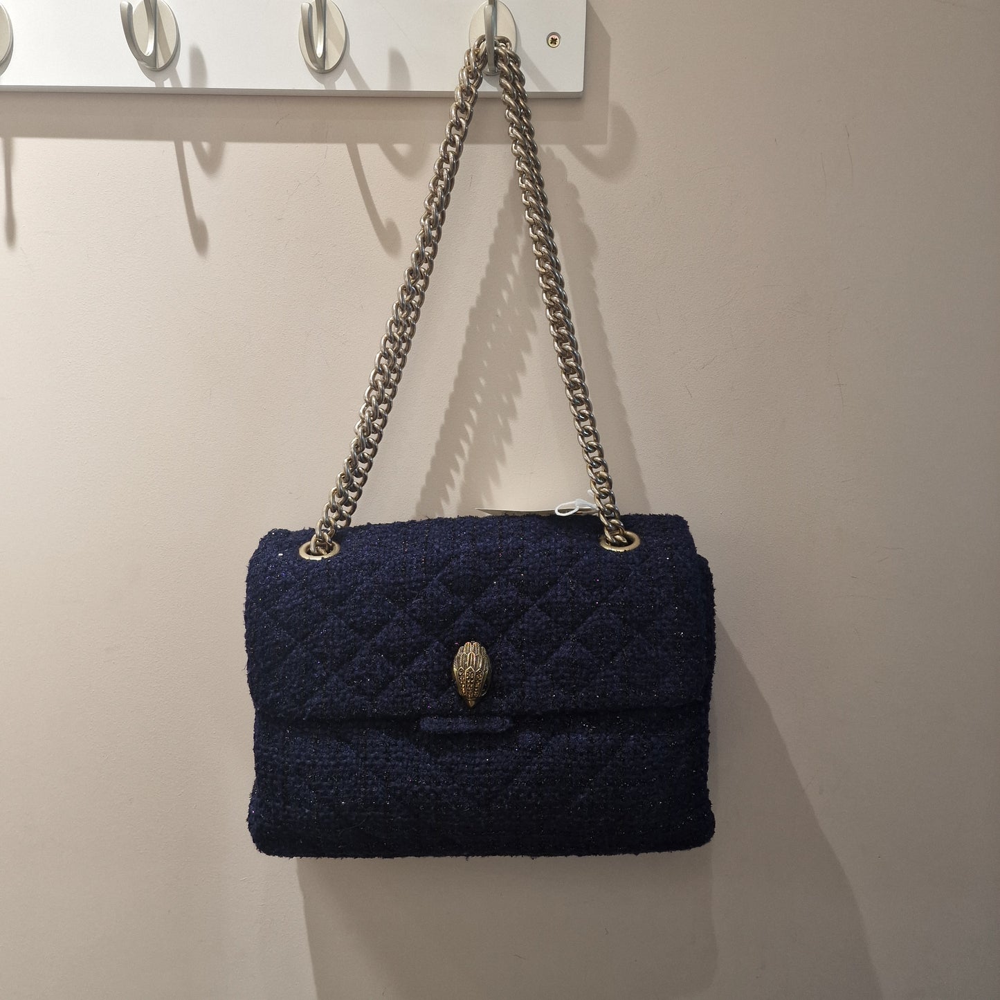 Kurt Geiger Kensington, Navy with Gold Hardware