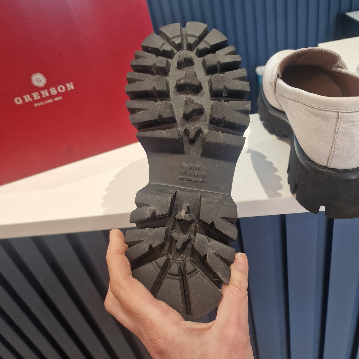 Grenson Hattie White Chunky  Loafers - 6