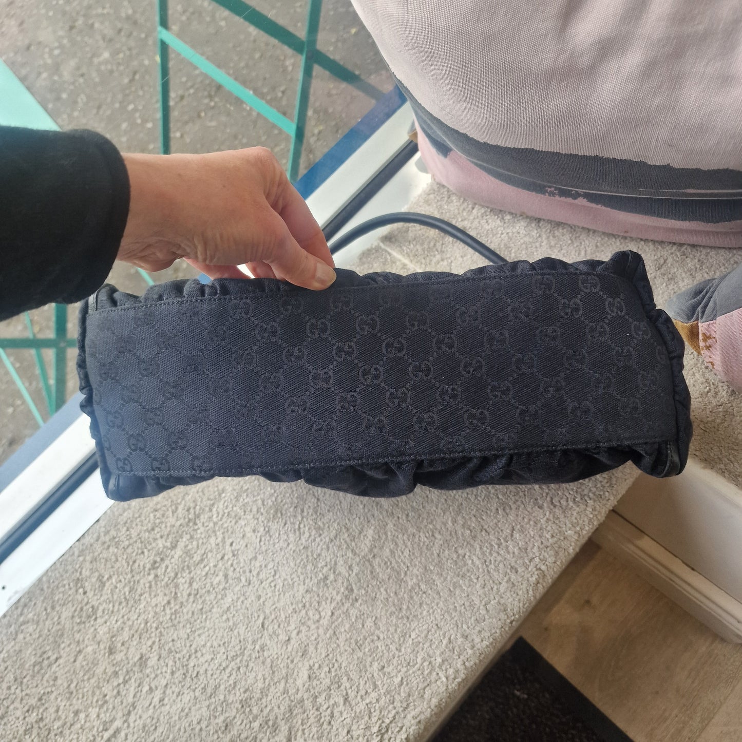 Gucci D Ring Black Shoulder Bag