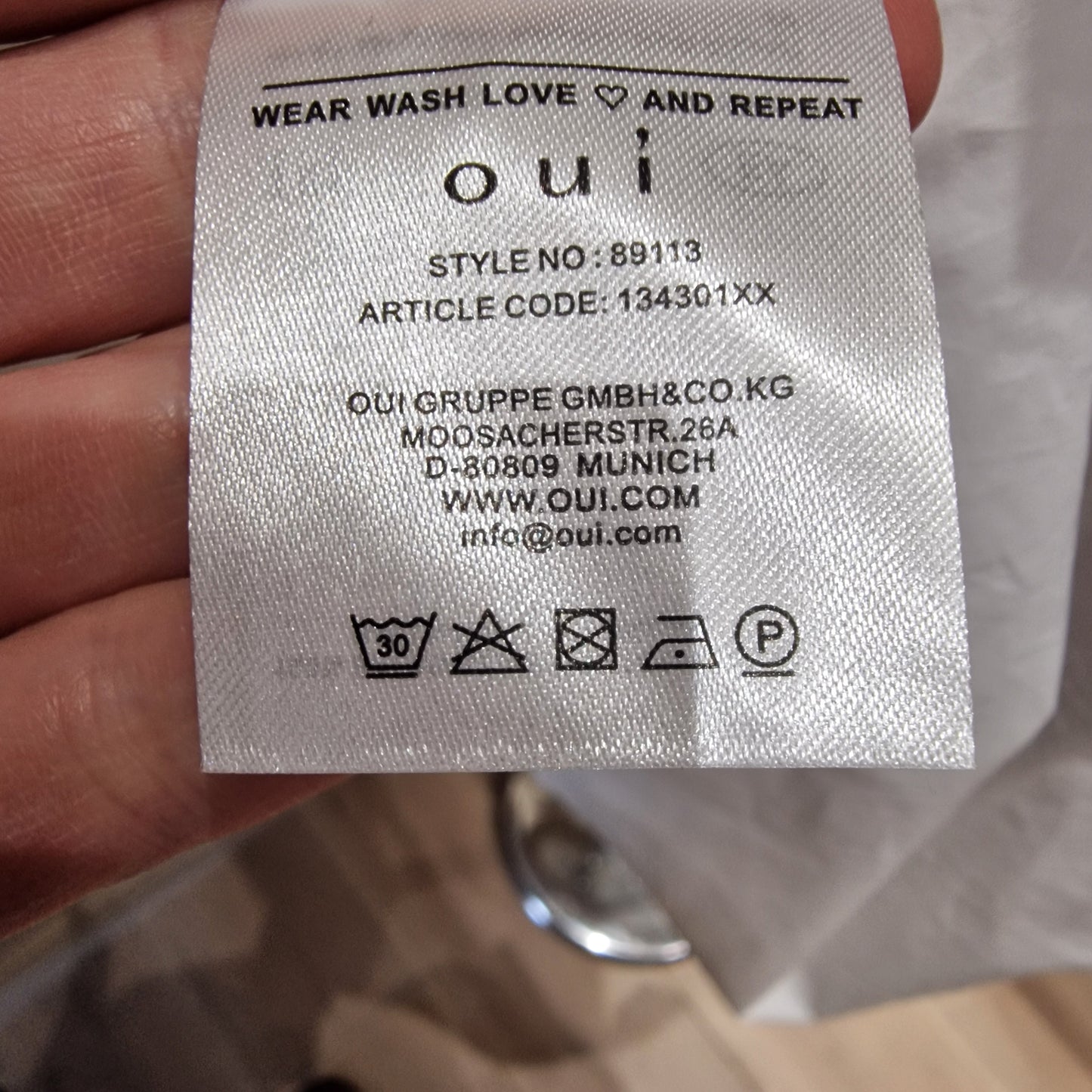 Oui White Blouse - 16