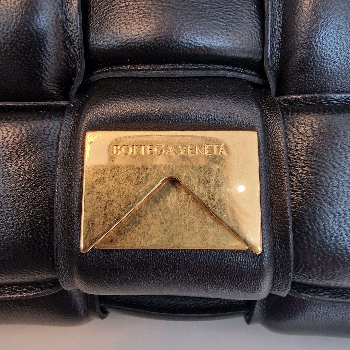 Bottega Veneta Black Cassette Bag