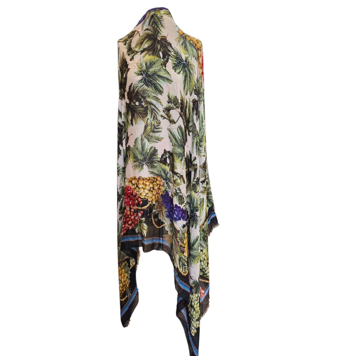 Dolce & Gabbana Vineyard Print Cashmere Blend Shawl