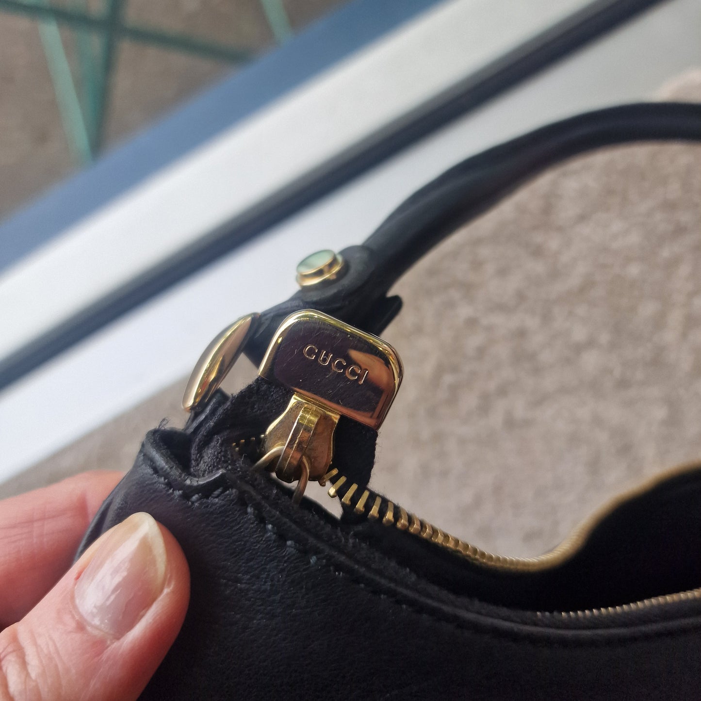 Gucci D Ring Black Shoulder Bag
