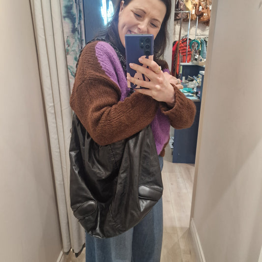 Gucci Black Leather Bag