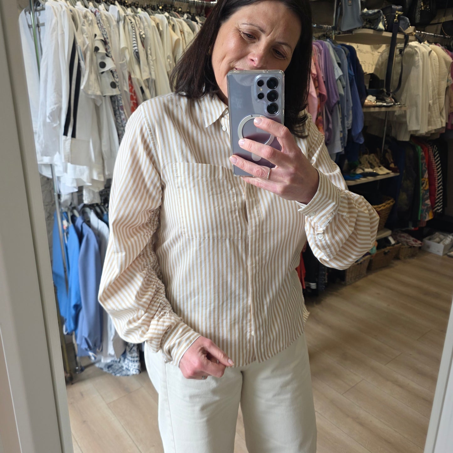 3.1 Philip Lim Stripe Blouse - 10/12