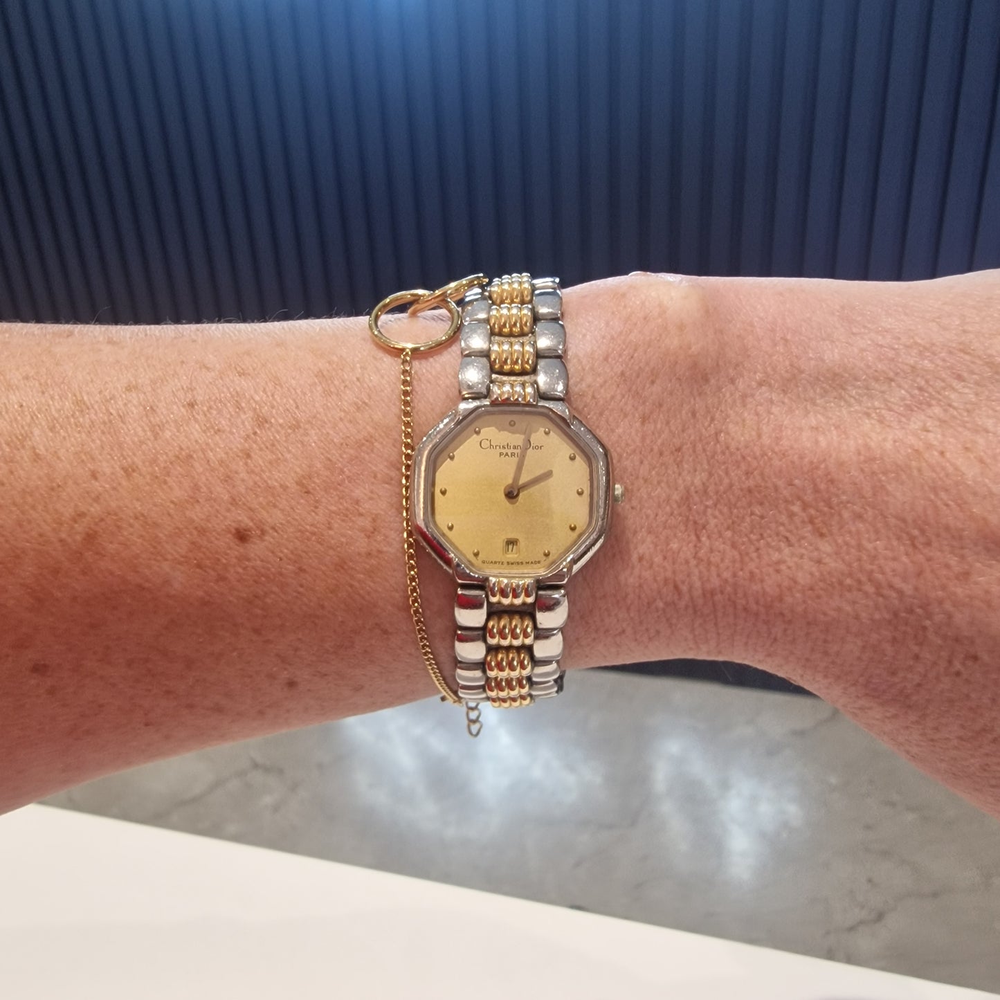 Christian Dior Vintage Octagon Watch