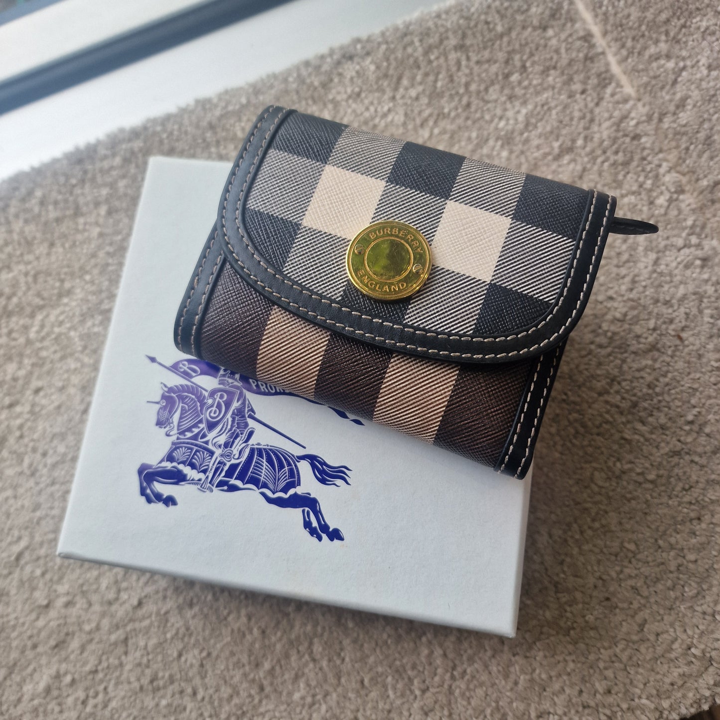 Burberry Small Check Wallet