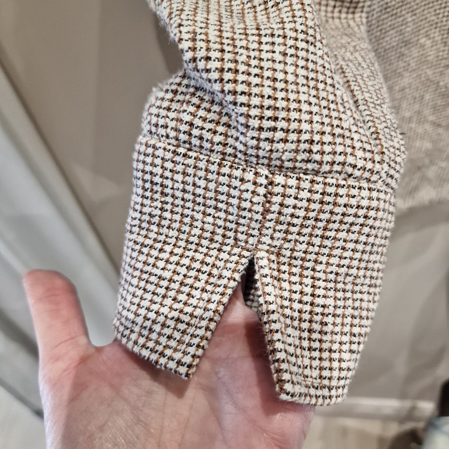 Riani Tan Check Jacket