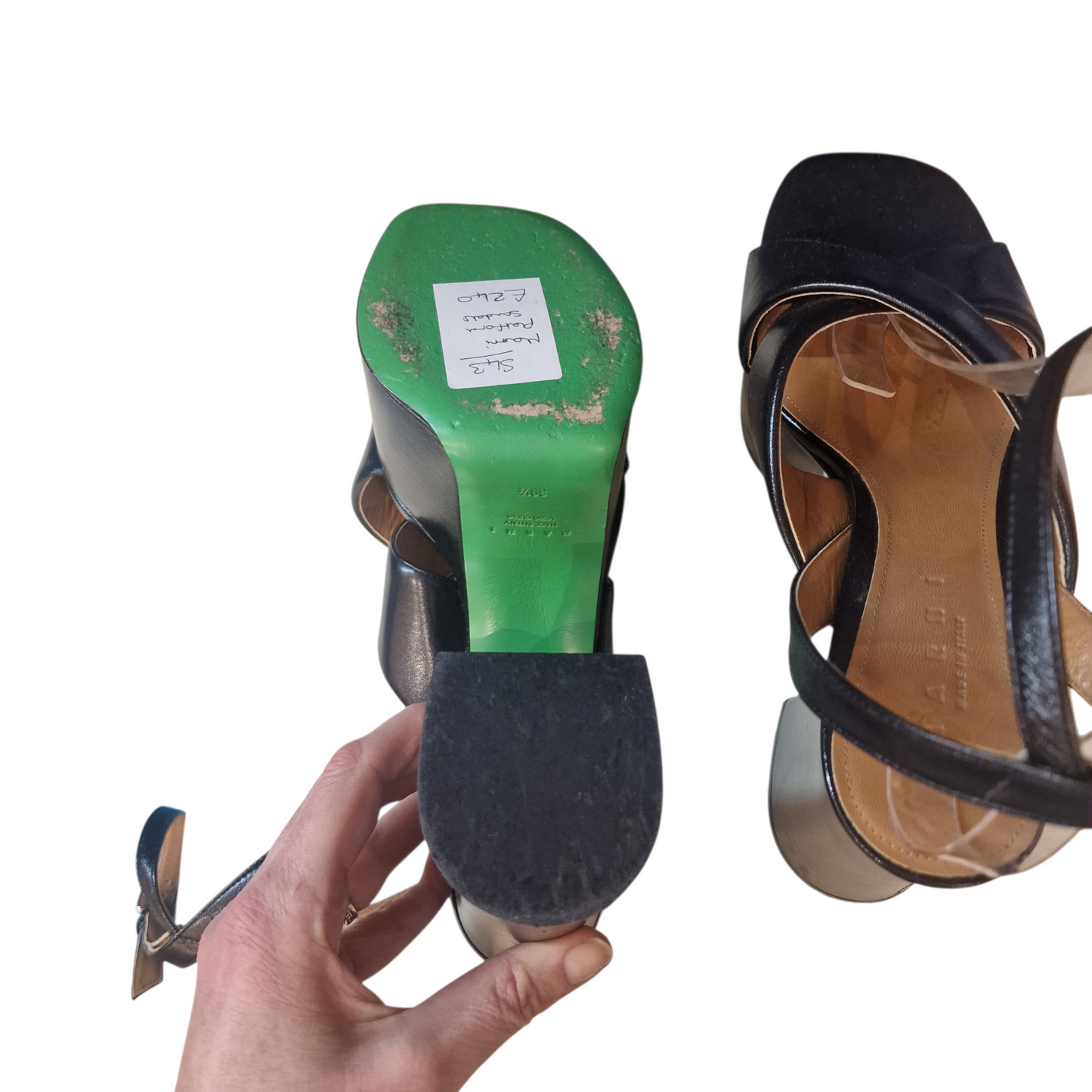 Marni Black Platform Heels - 39 1/2