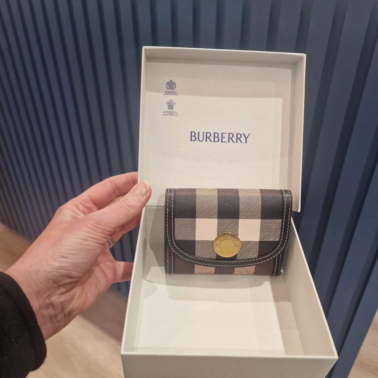 Burberry Small Check Wallet